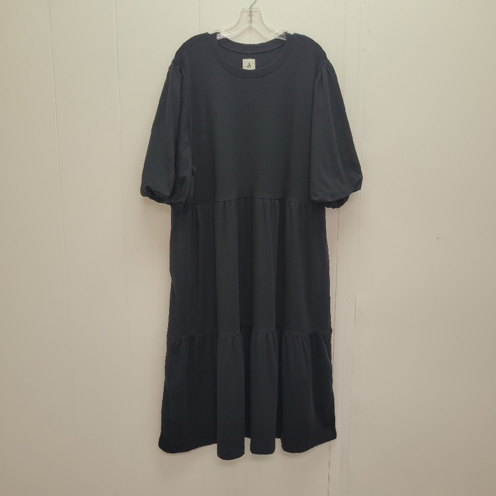 Amazon Essentials Bubble Sleeve Fit And Flare Jersey Dress